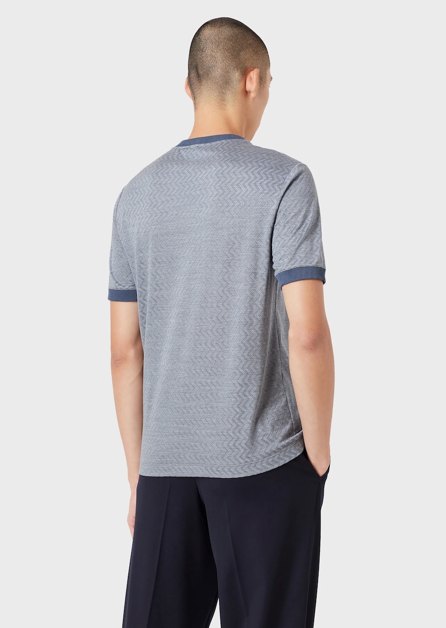 Cotton, silk and cashmere jersey T-shirt 03