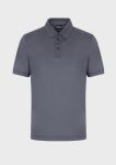 Short-sleeved polo shirt in light wool 04